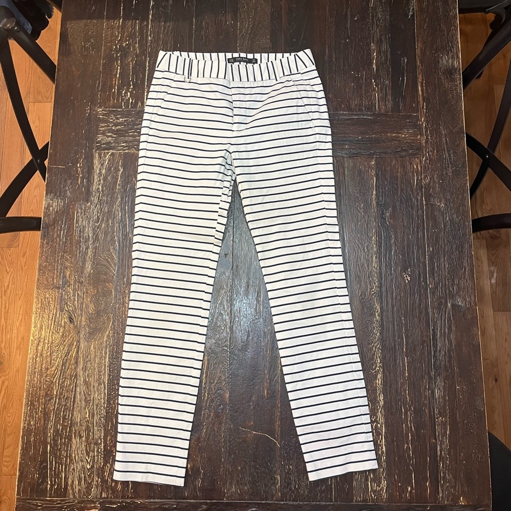 Zara stripped pants 2